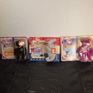 Ty Teenie Beanie Babies McDonald's Lot Millennium The End Righty Elephant